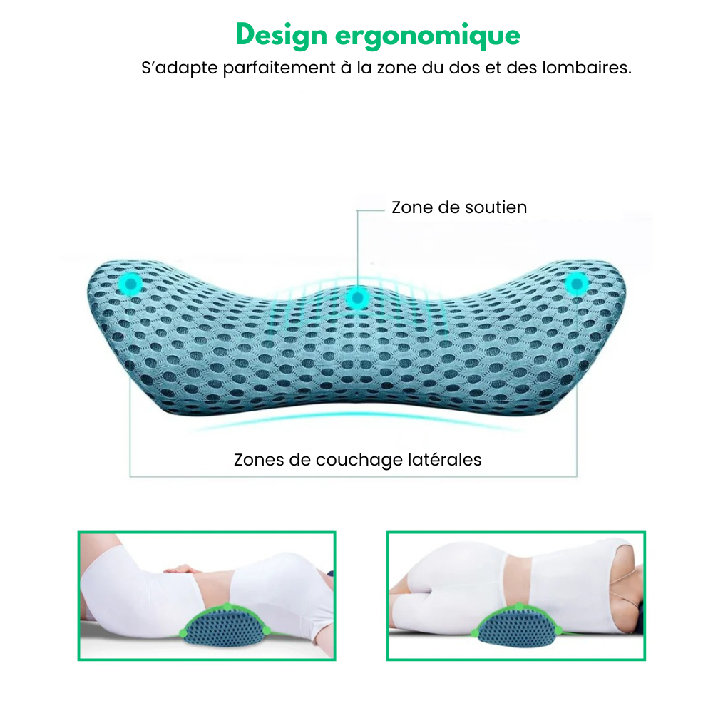 Postureo™ - Coussin Lombaire Orthopédique