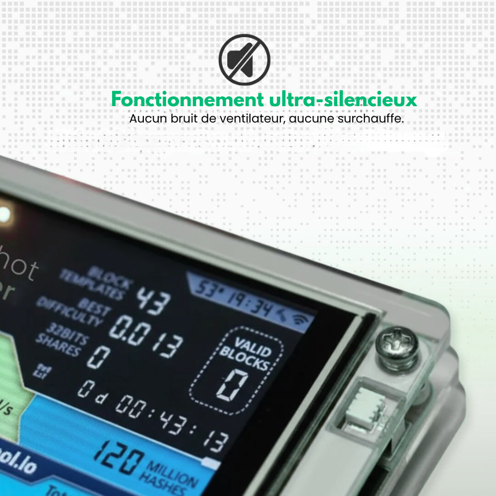 BitDrop™ - Appareil Pour Minage Bitcoin Automatique Et Économique