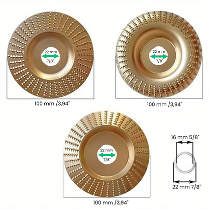 Disqueo™ - Kit De Disques Ponçage Et Sculpture Bois