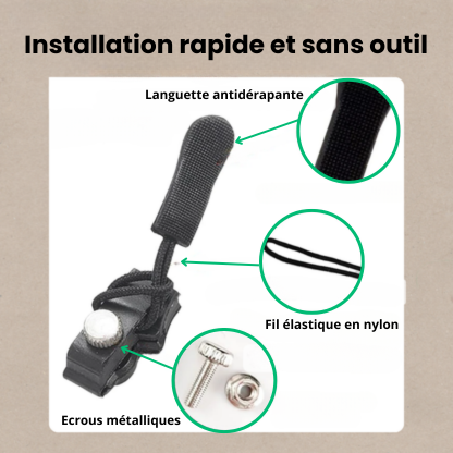 SwiftZip™ - Kit réparation fermeture éclair