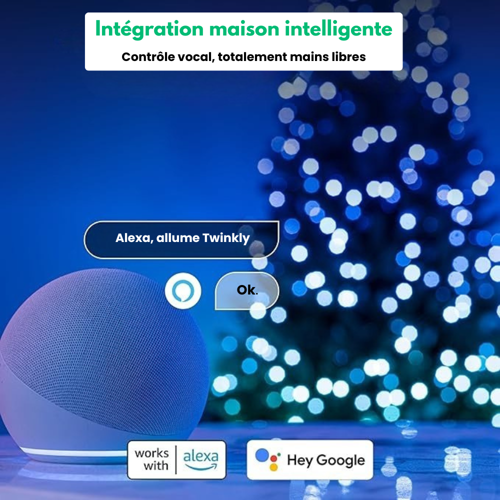 AuraLume™ - Guirlande LED Connectée