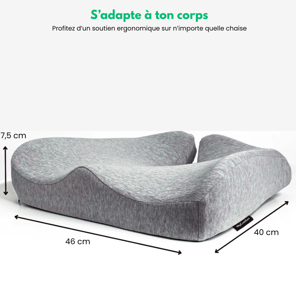 PosturePad™ - Coussin De Soutien Lombaire Et Coccyx