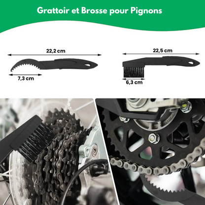 BikeBrush™ - Kit De Nettoyage Pour Chaine Vélo
