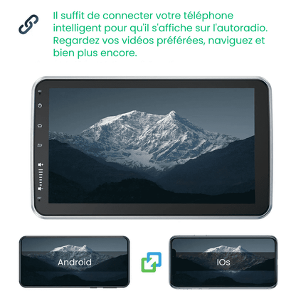 EvoPlay™ - CarPlay Autoradio Universel Bluetooth