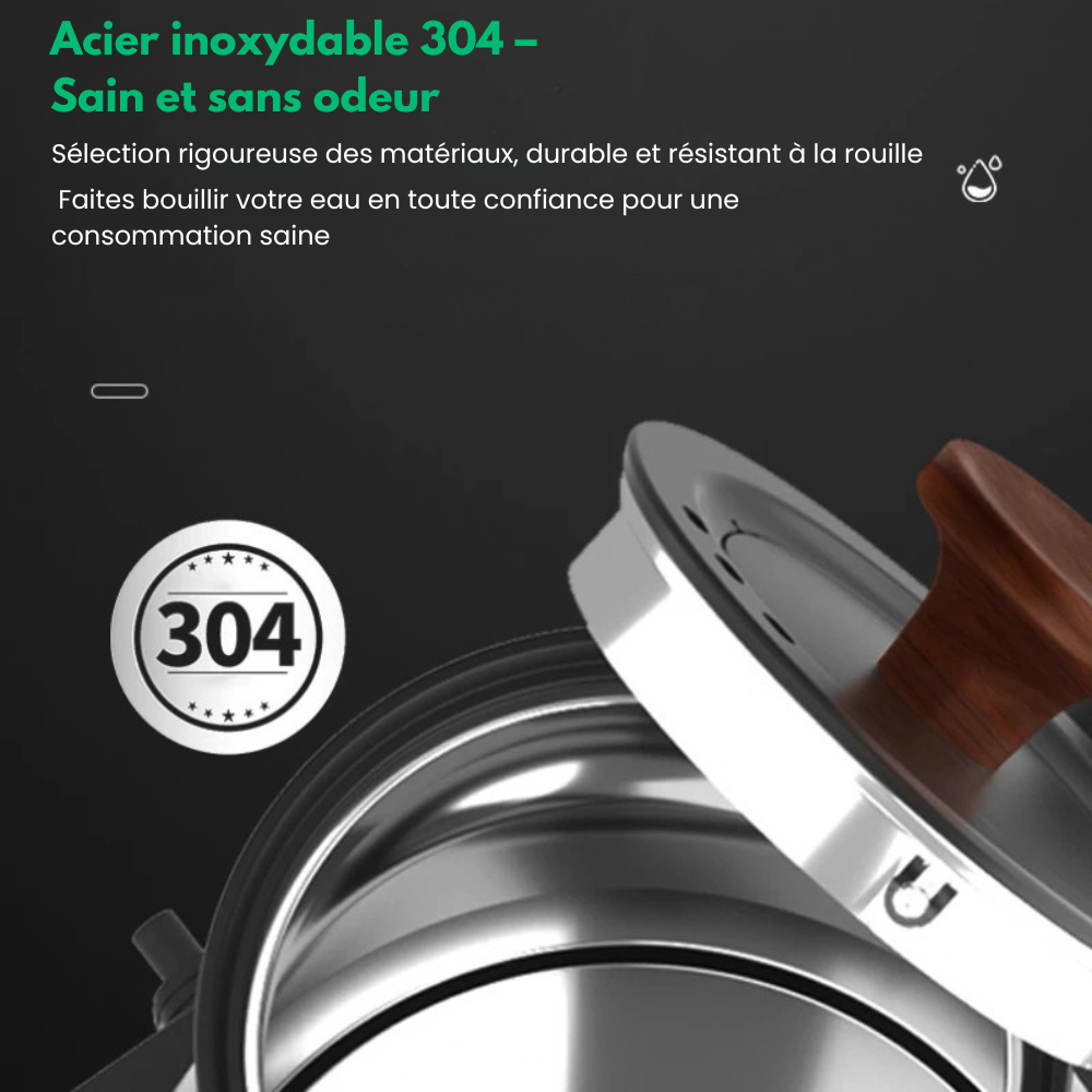 Stera™ - La Bouilloire Réglable 100% Inox