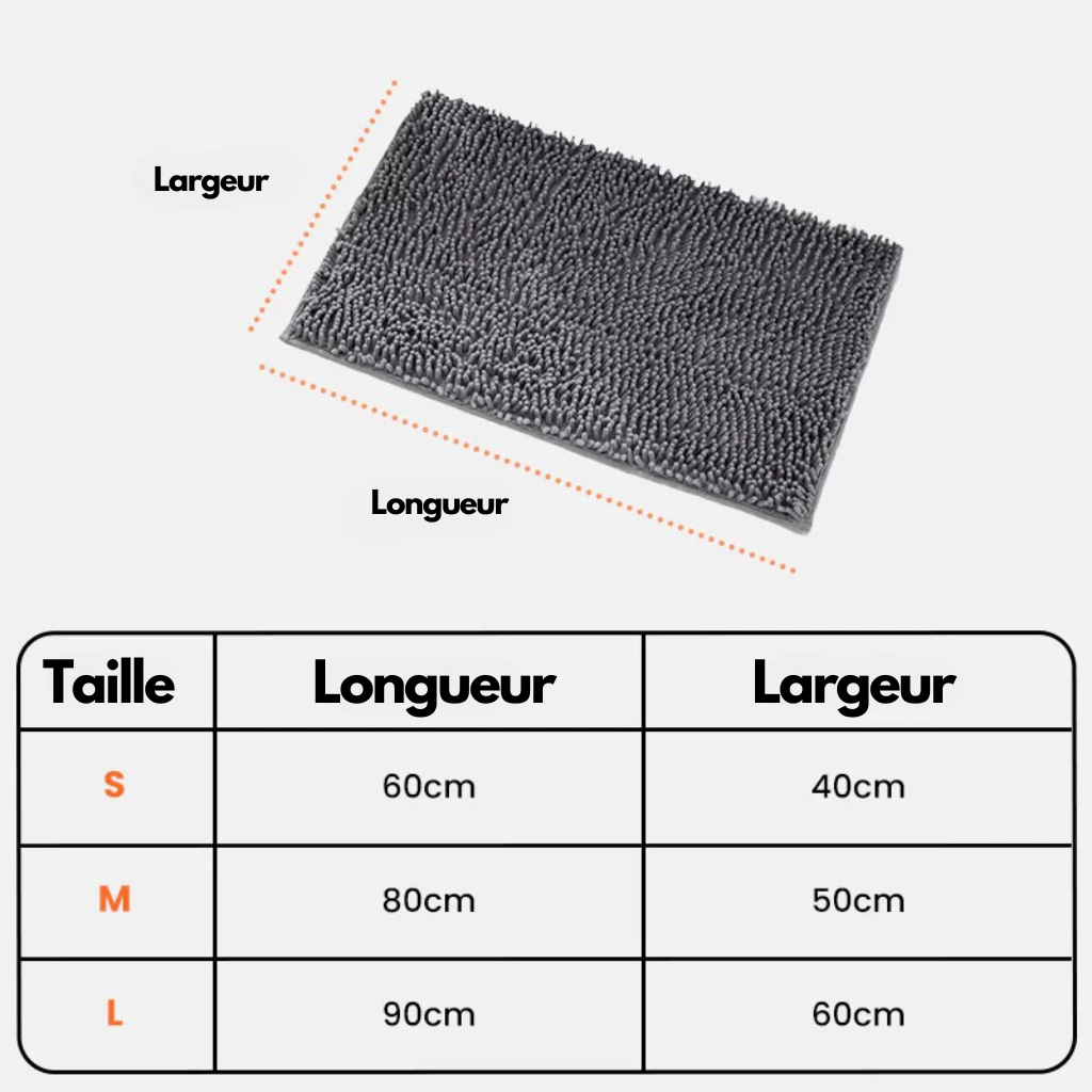 PawClean™ - Tapis Anti-Boue pour Chiens