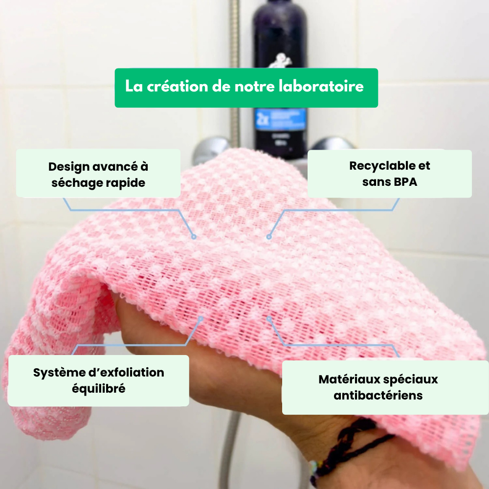 PurePeel™ - Serviette De Douche Exfoliante Antibactérienne