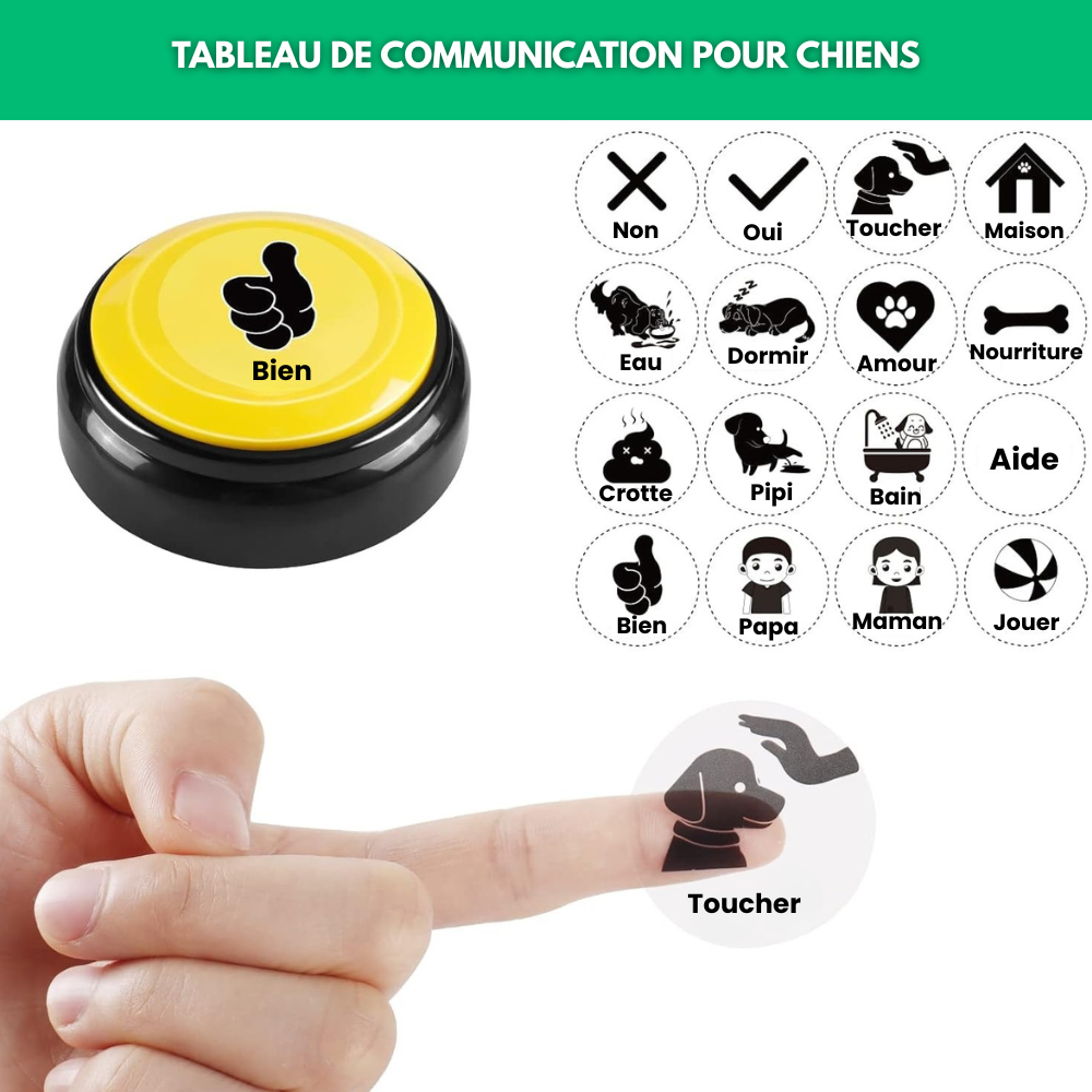 VoiceBuddy™ - Lot de 4 buzzers interactifs