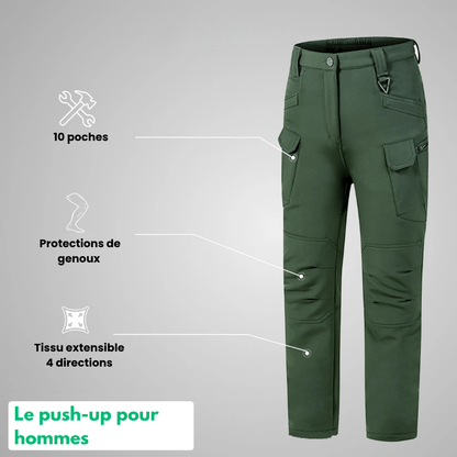ThermoFlex™ - Pantalon De Travail Imperméable Doublé Polaire