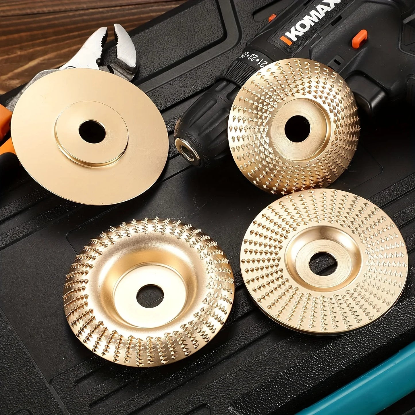Disqueo™ - Kit De Disques Ponçage Et Sculpture Bois
