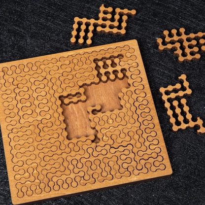 PuzzleLab™ - Casse-Tête En Bois Avec Pièces Uniques