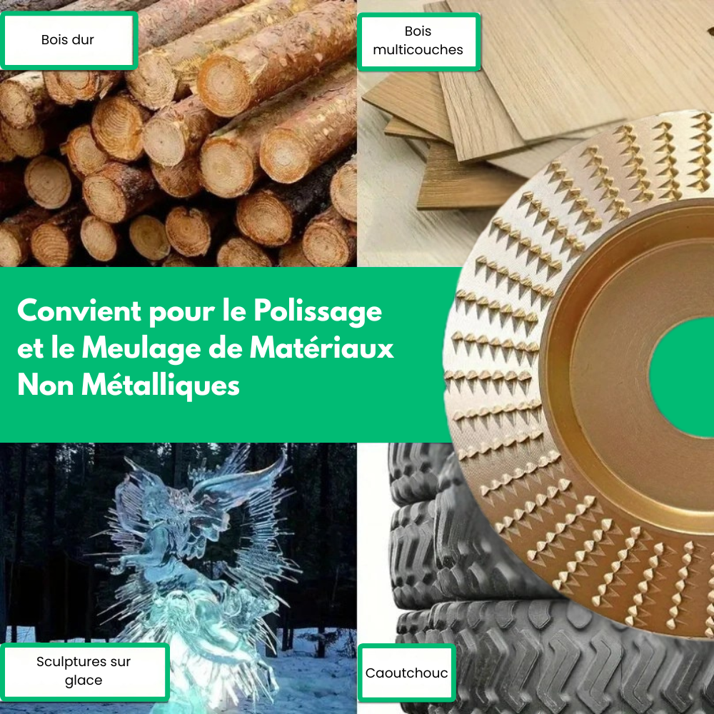 Disqueo™ - Kit De Disques Ponçage Et Sculpture Bois