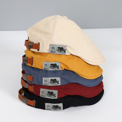 Angiales - Béret Homme en Coton Ajustable