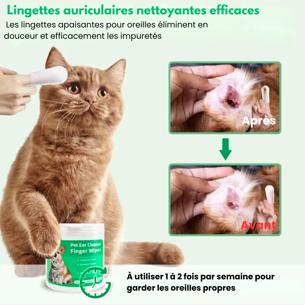 Dentapet™ - Lingettes Dentaires Pour Chien Et Chat