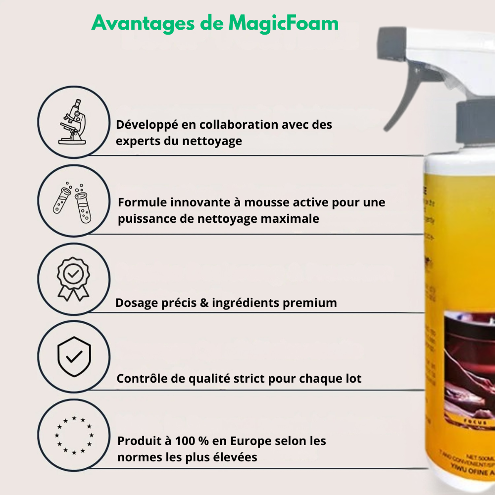MagicFoam™ - Mousse Nettoyante Multi-Surfaces
