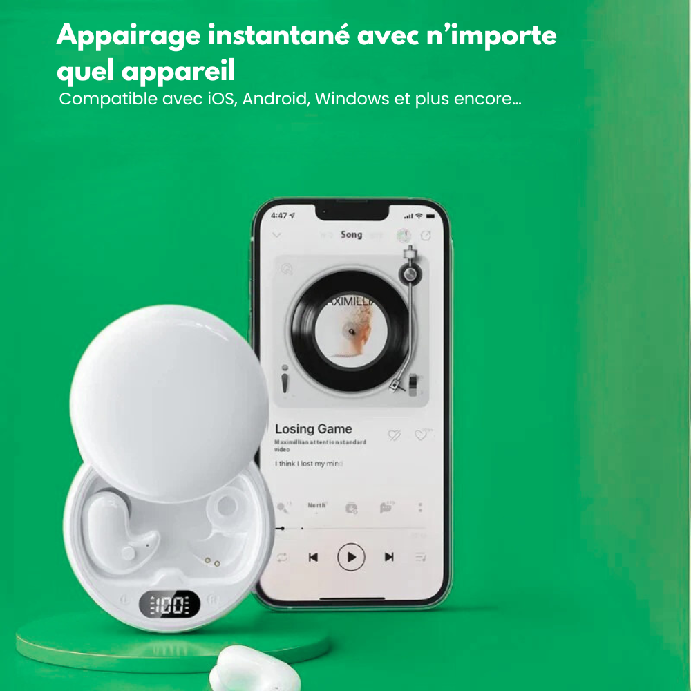 MindBuds™ - Mini Écouteurs Bluetooth Pour Sommeil Et Détente