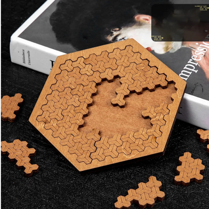 PuzzleLab™ - Casse-Tête En Bois Avec Pièces Uniques