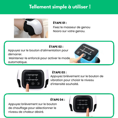 Theramure™ - Thérapie Genou Par Lumière Rouge, Chaleur Et Massage