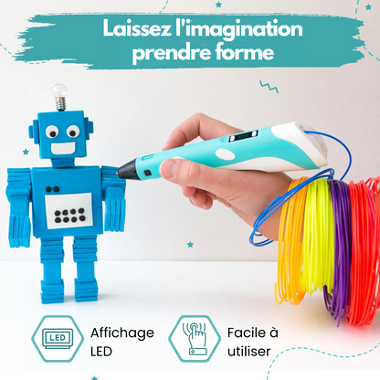 DreamPen™ - Kit Créatif stylo 3D