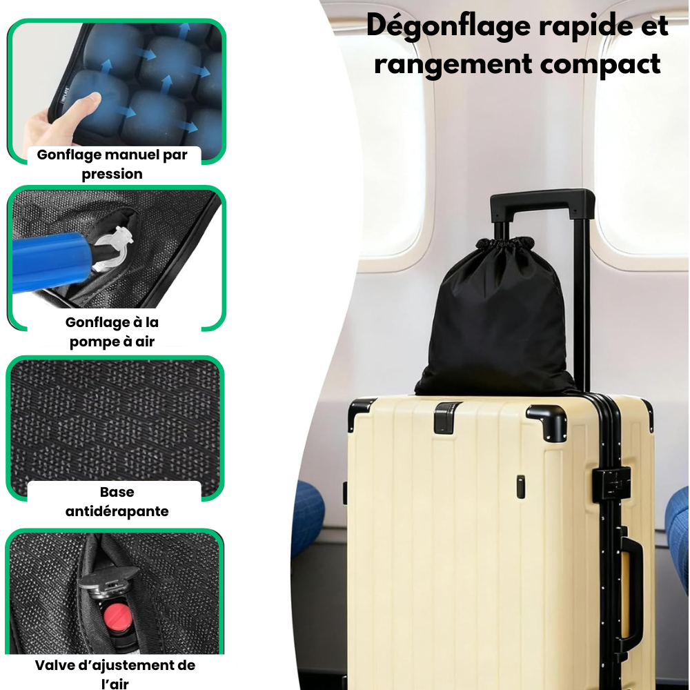 AeroPad™ - Coussin Gonflable Pour Sièges