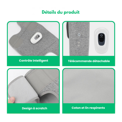 FlowFit™ - Massage 3-En-1 : Compression, Chaleur Et Vibration
