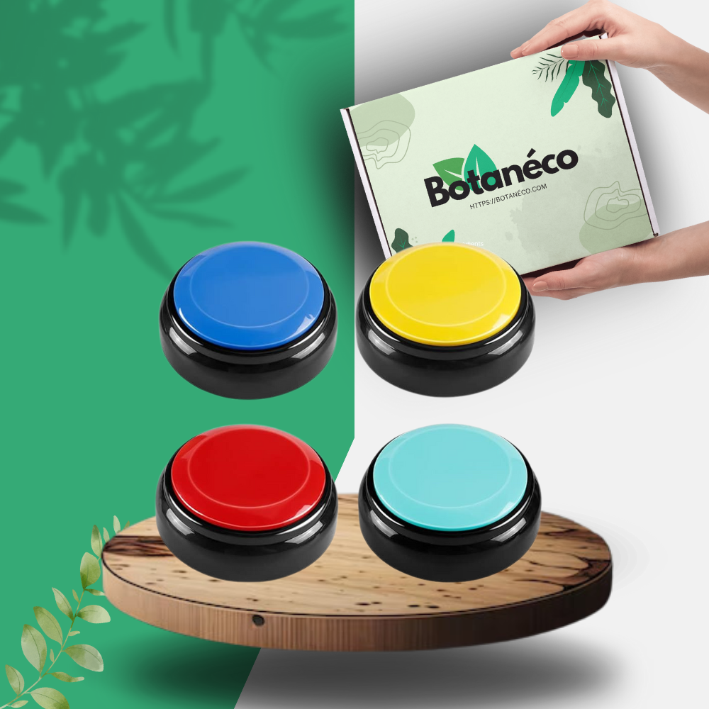 VoiceBuddy™ - Lot de 4 buzzers interactifs