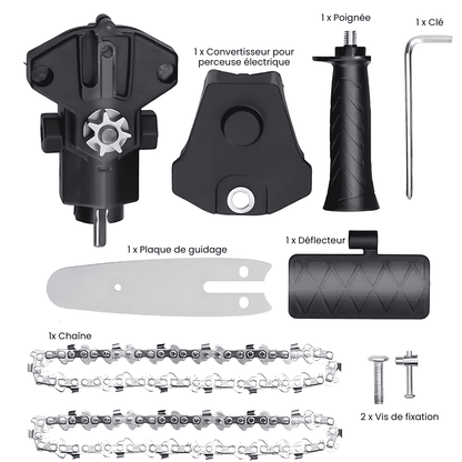 CraftSaw™ - Transformez Votre Perceuse en Tronçonneuse