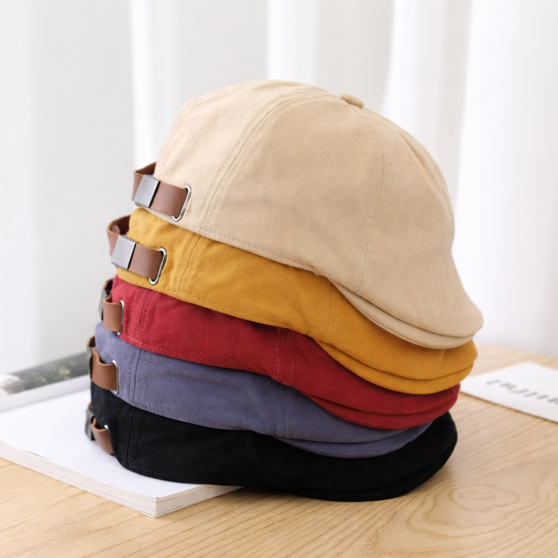 Angiales - Béret Homme en Coton Ajustable