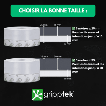 GrippTek™ - Ruban anti-courant d’air auto-adhésif