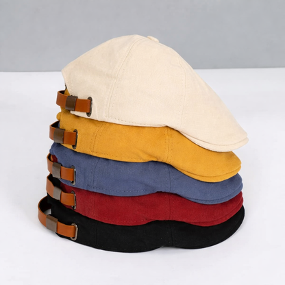 Angiales - Béret Homme en Coton Ajustable