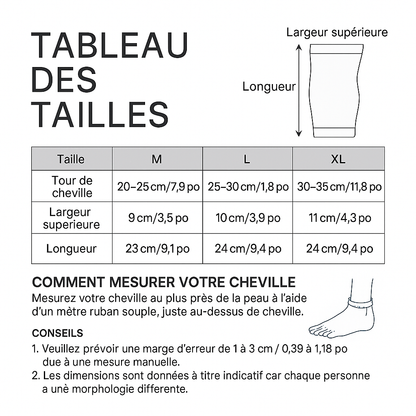Podalux™ - Maintien Confort pour Talons et Cheville