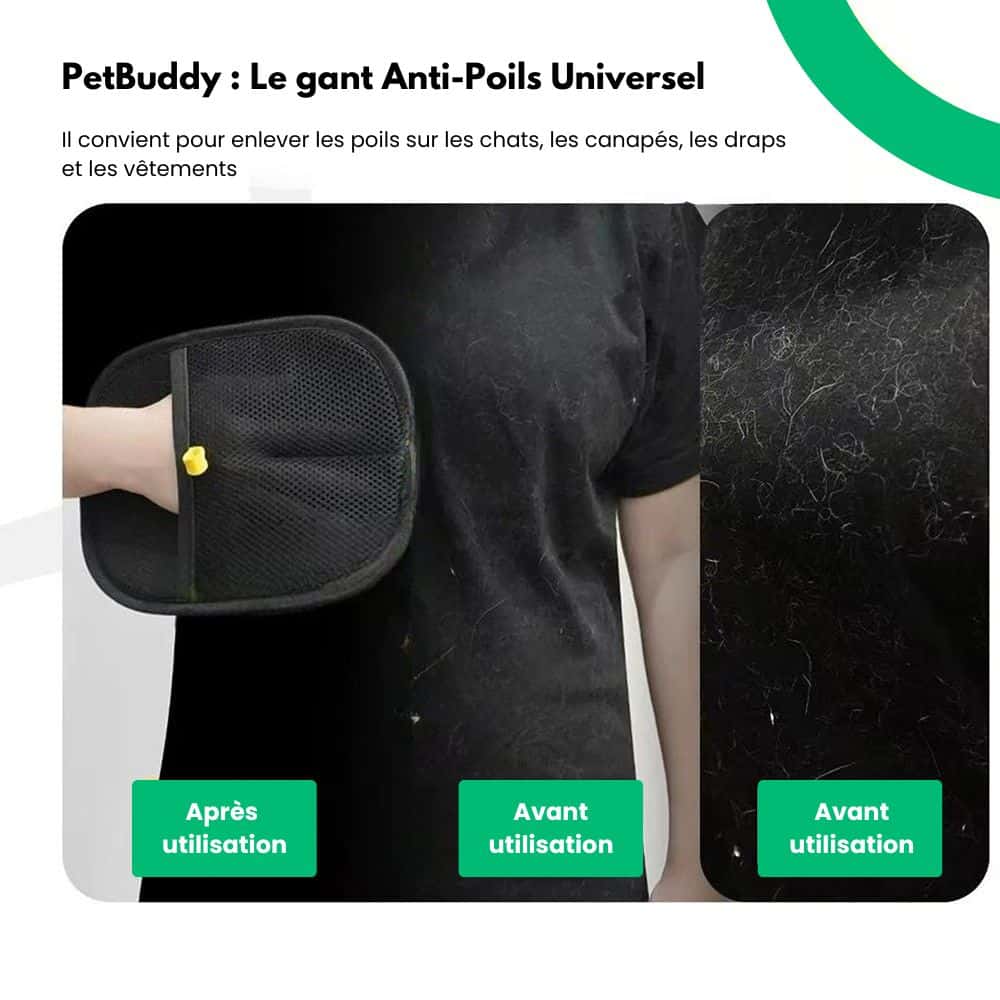 PetBuddy™ - Gants anti-poils réutilisable