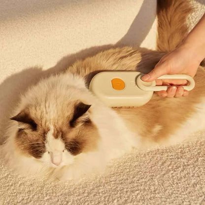VapeoPet™ - Brosse Vapeur Nettoyage et Détente Animale