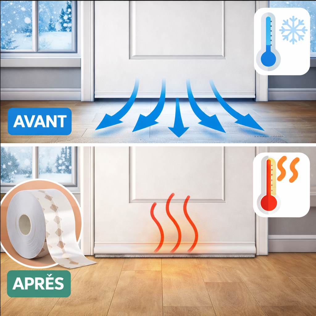 GrippTek™ - Ruban anti-courant d’air auto-adhésif