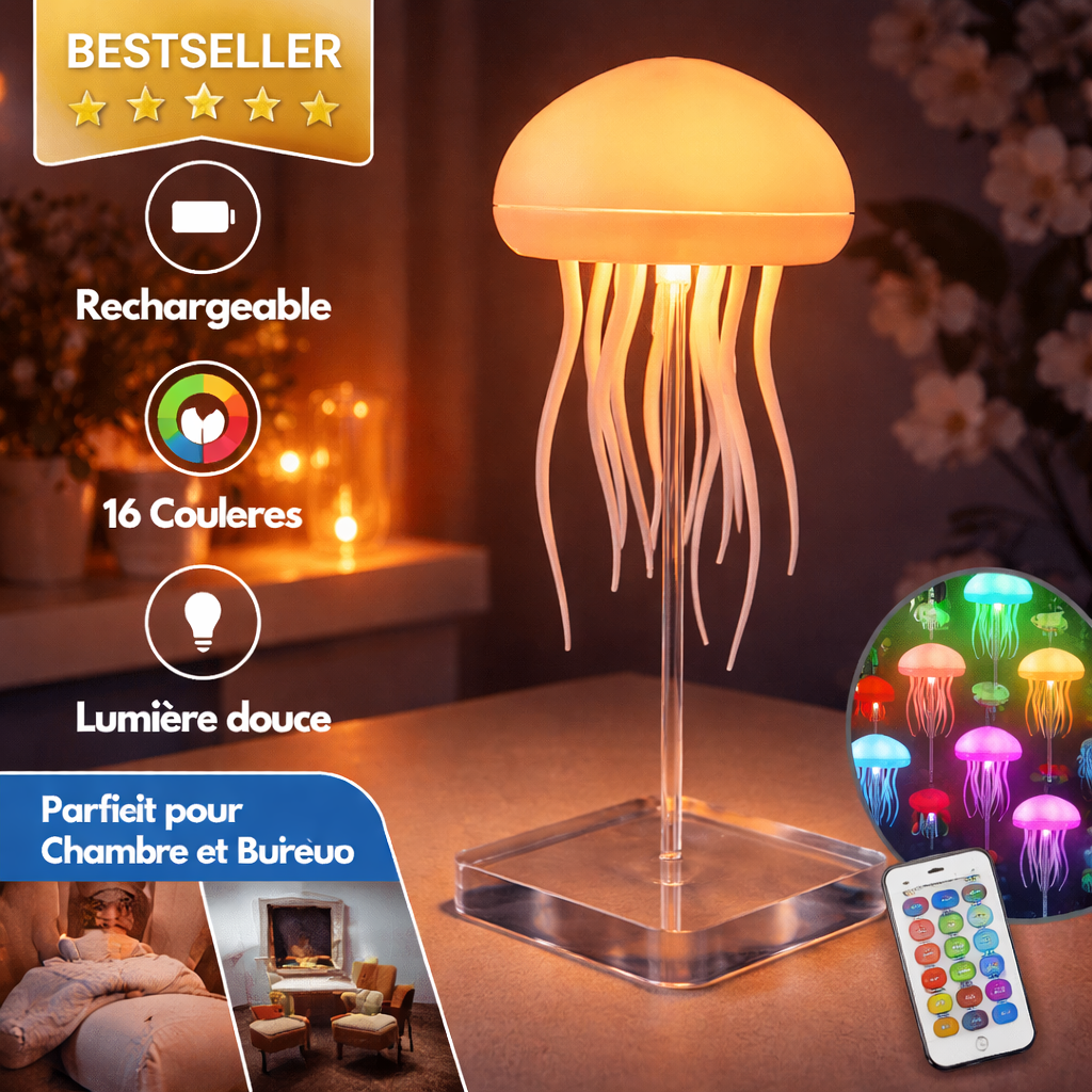 JellyFlow™ - Lampe Méduse Flottante