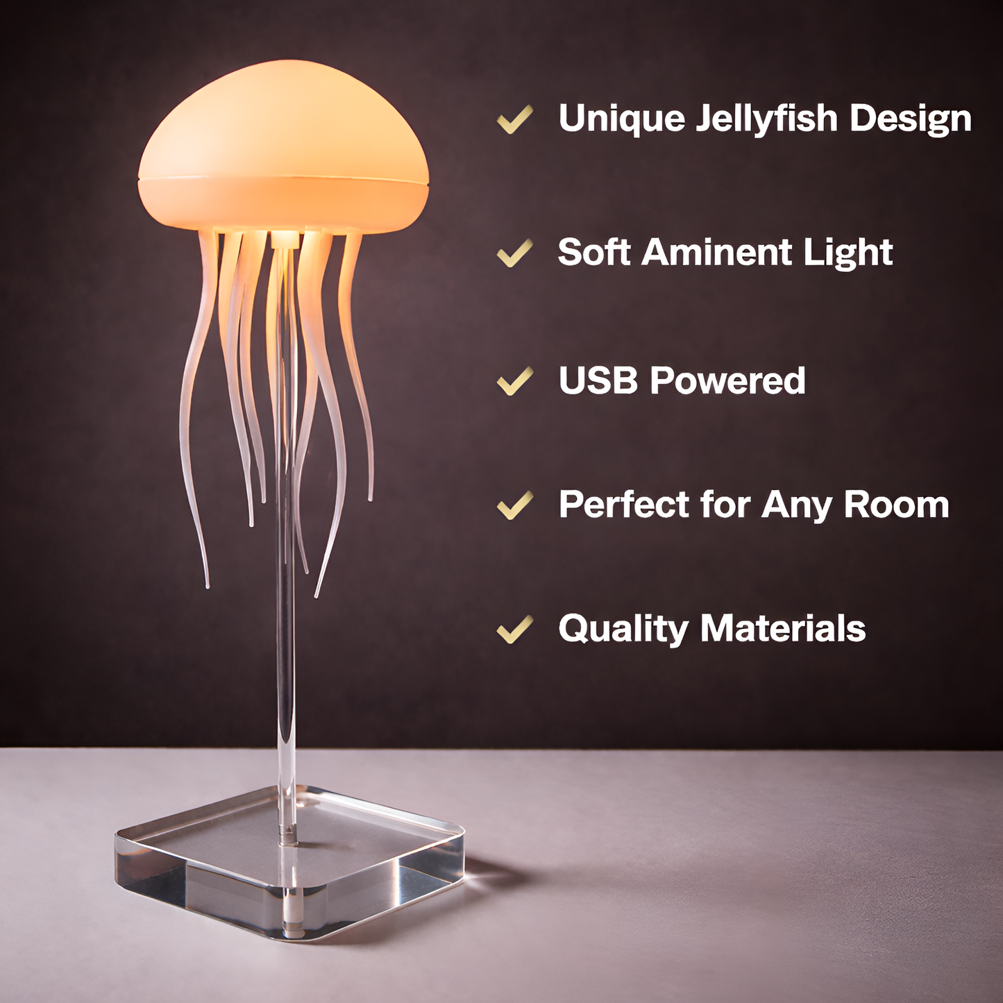 JellyFlow™ - Lampe Méduse Flottante