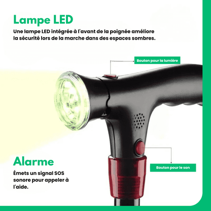StepSecure™ - Canne ergonomique innovante