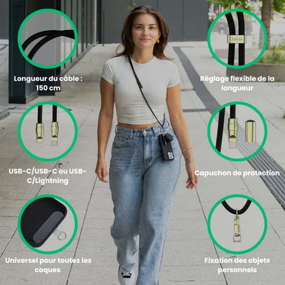 SmartCord™ - Le cordon de téléphone 2en1