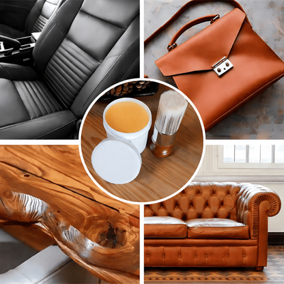 LuxGroove™ - Baume réparateur pour cuir et meubles