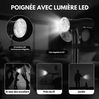 StepSecure™ - Canne ergonomique innovante