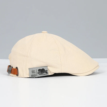 Angiales - Béret Homme en Coton Ajustable