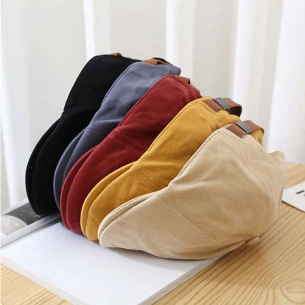 Angiales - Béret Homme en Coton Ajustable